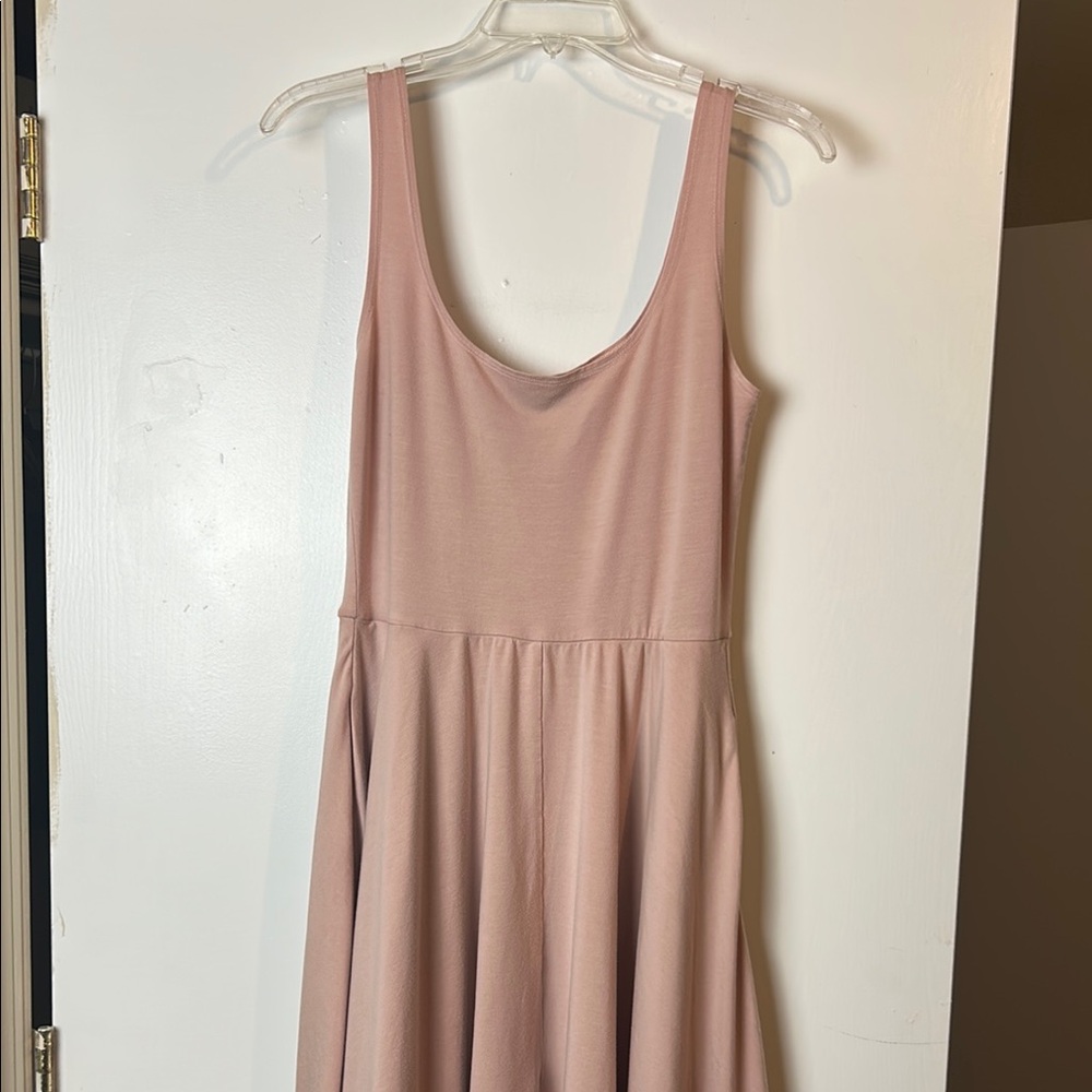 Reformation Mary Tank Dress Spandex pockets large - Picture 4 of 7